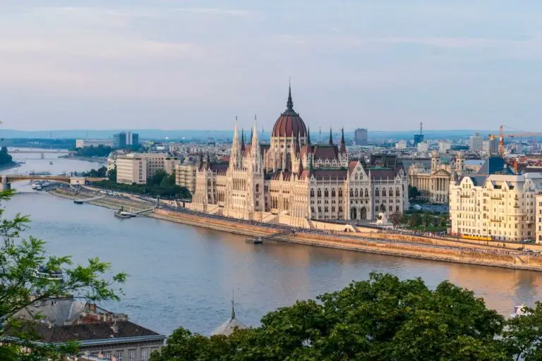 Hungarian Parliament Building on the Danube, Budapest