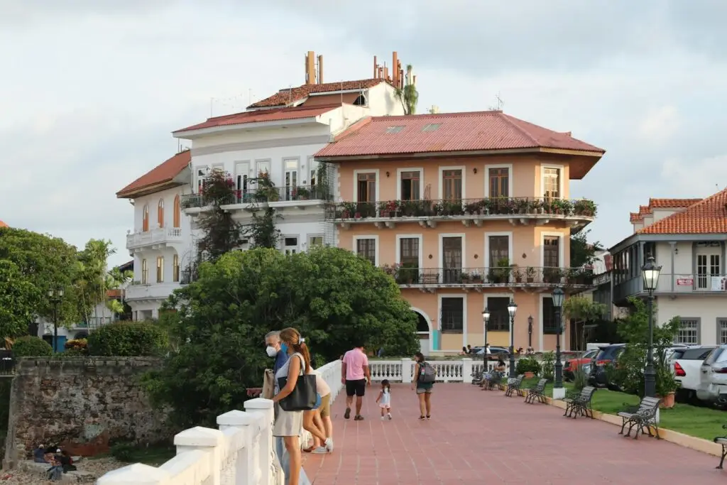 Colonial buildings in Casco Antiguo, Panama City