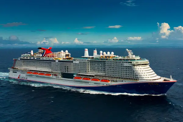 Mardi Gras cruise ship