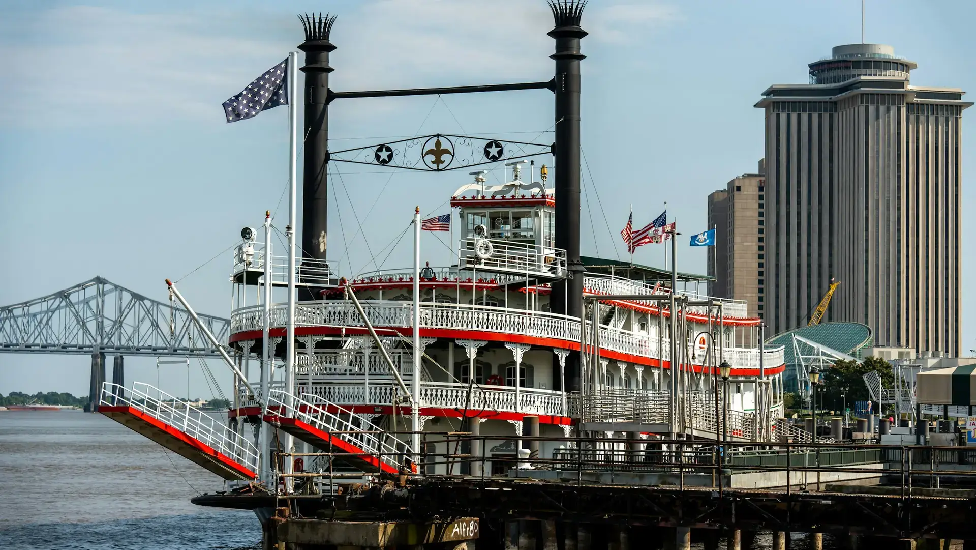 Steamboat Natchez on the Mississippi River, New Orleans