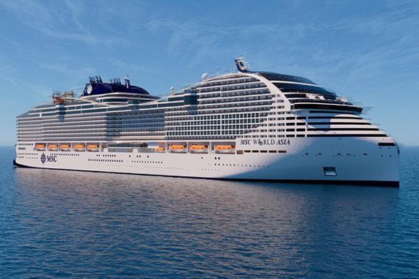 MSC World Asia cruise ship