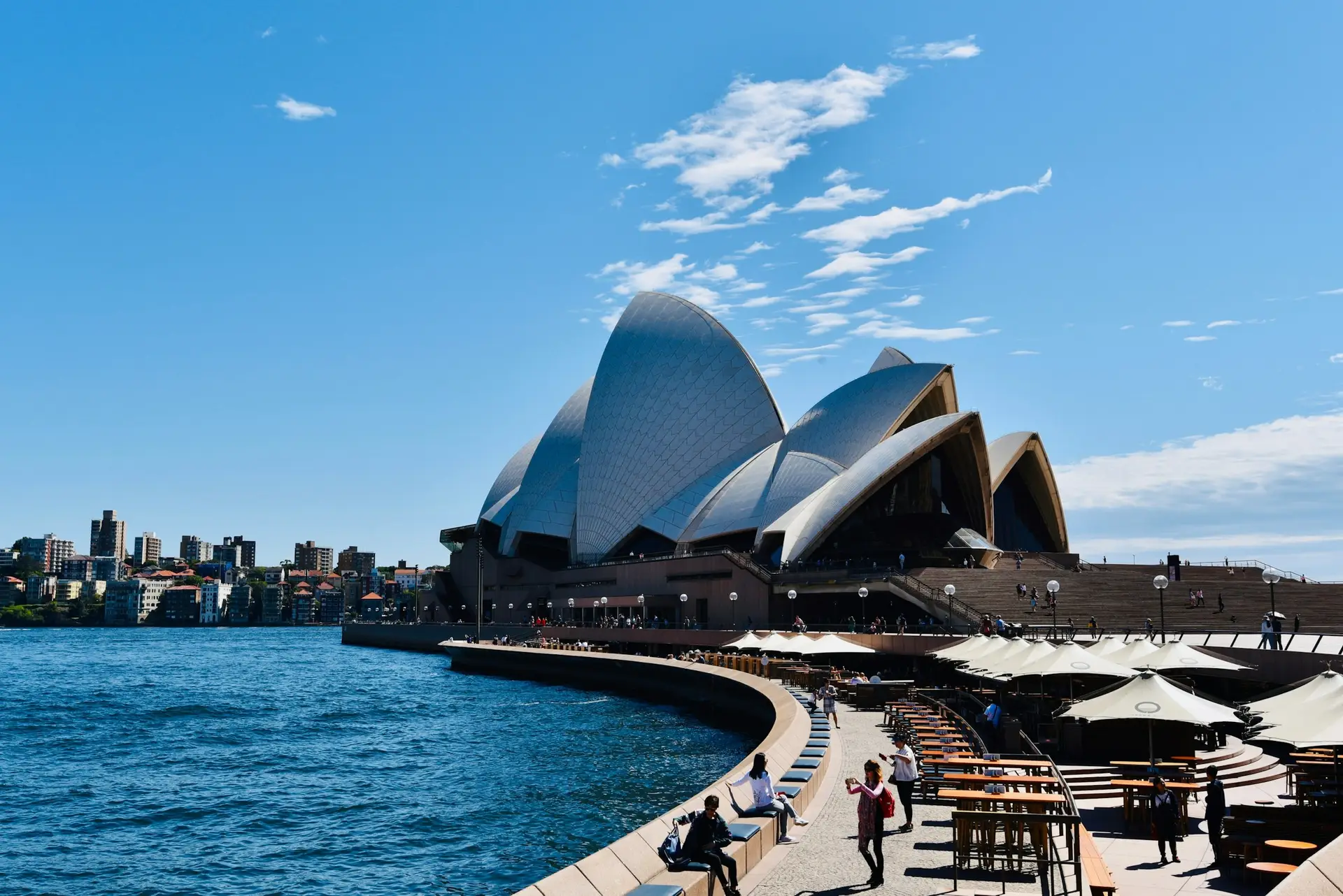Sydney Opera House on the harbour, Sydney, Australia